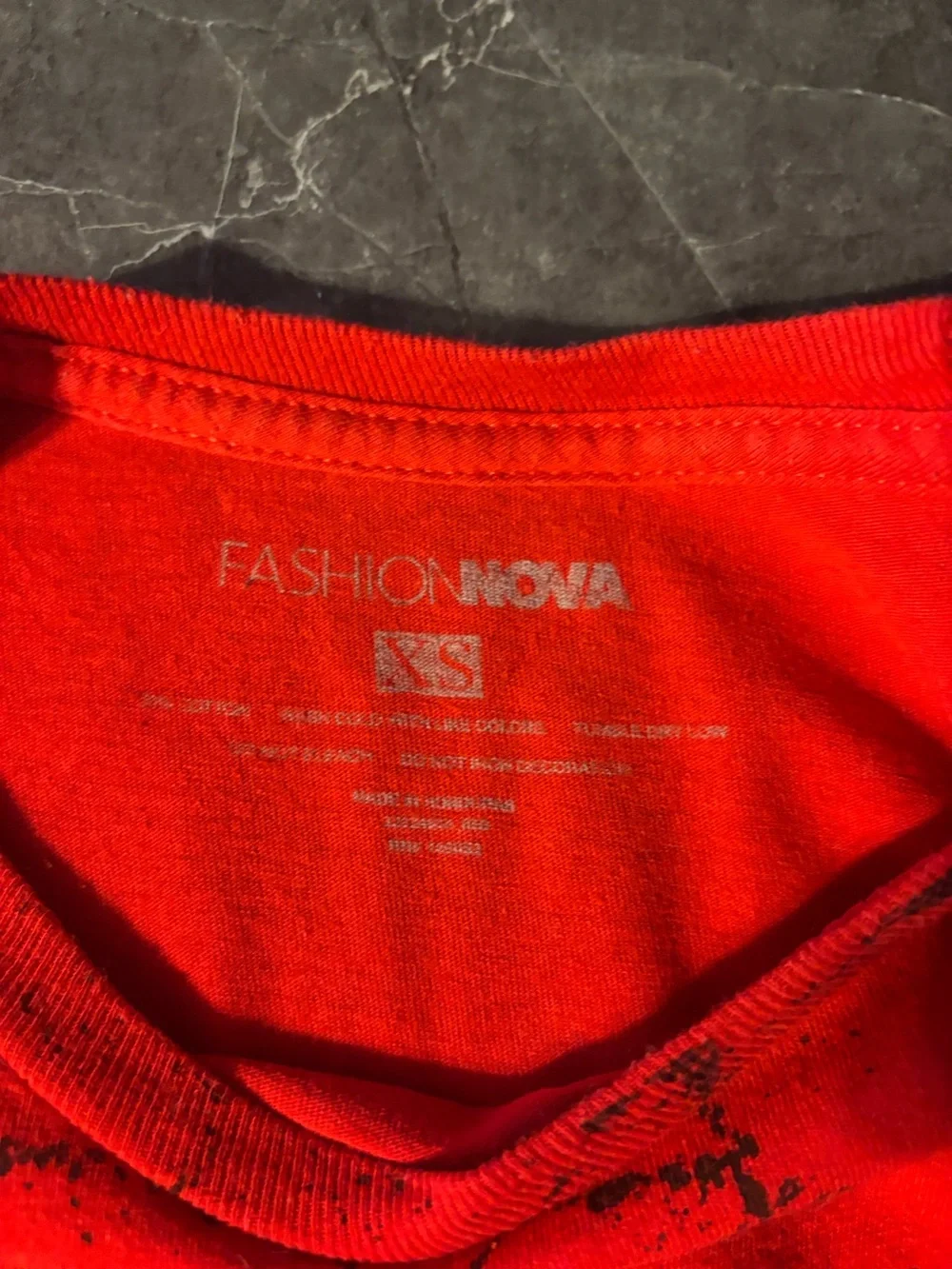 Fashion Nova street red casual